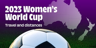2023 Women’s World Cup Travel Data - Which Fans Cover The Most Ground