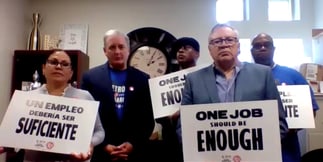 Protesting Casino Workers Plan to Block Traffic on Las Vegas Strip