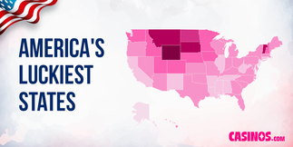 America's Luckiest States For Gambling