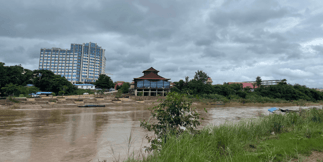 Myanmar’s Controversial ‘Scam City’ Illuminated by Casinos at Night