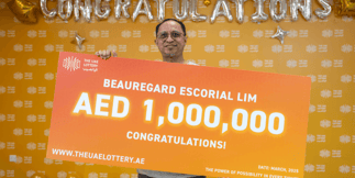 Whopping Million AED Lottery Win for Beauregard from the Philippines