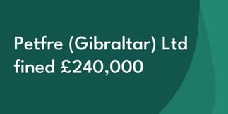 Petfre Fined £240,000 Over Online Slot Failures