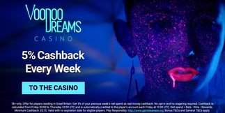 Voodoo Dreams Casino's Weekly Cashback: Where Mystic Rewards Meet Real Money