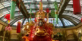 Bellagio Conservatory Rings in the Year of the Horse with New Display