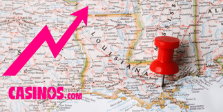 Louisiana Riverboat Casinos Show Month-on-Month and Year-on-Year Growth in August