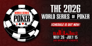 2026 World Series of Poker Schedule Features 100 Events, $1 Million POY Prize Pool