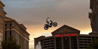 OMNIA Dayclub Seeking Approval for Motorcycle Jump Over Caesars Palace Fountains