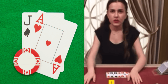 WATCH: Confusion As Live Blackjack Dealer Miscounts Hand on Live Casino