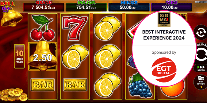 EGT Digital Triumphs with Best Performing Slot Game Award at SiGMA Europe 2024