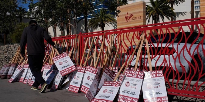 Las Vegas Unions, Virgin Hotels Agree to End 69-Day Strike