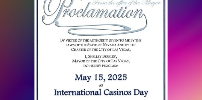 Las Vegas proclama il 15 maggio Giornata Internazionale dei Casinò