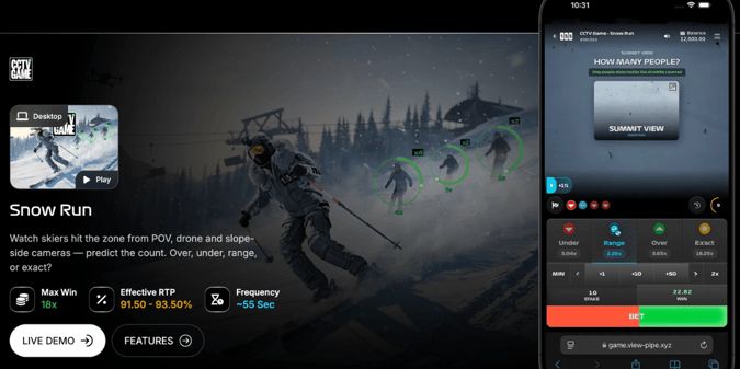 Snow Run Goes Live: 155.io Takes CCTV Game Format to the Ski Slopes