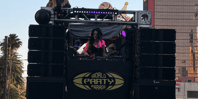 DJs, Dancers, and Ravers Took Over the North Strip for EDC Las Vegas’s World Party Parade