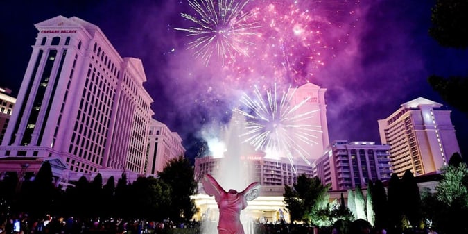 Las Vegas is Firing Off Fireworks for Eight Saturdays in a Row for America's 250th Birthday