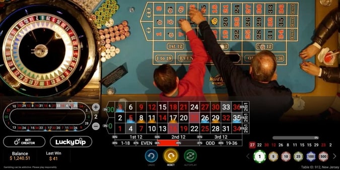 Hard Rock Bet Launches Hybrid Live Dealer Roulette at New Jersey Online Casino