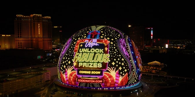Get Lucky on Friday the 13th with ‘Code Match’ on the Las Vegas Sphere