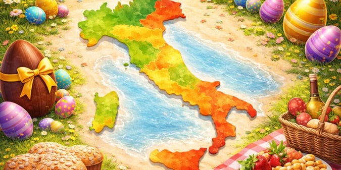 Quanto sentono la Pasqua gli italiani? La classifica regionale tra riti, dolci e scampagnate