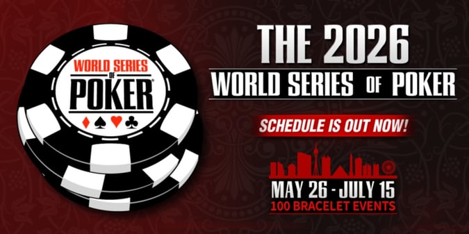 2026 World Series of Poker Schedule Features 100 Events, $1 Million POY Prize Pool
