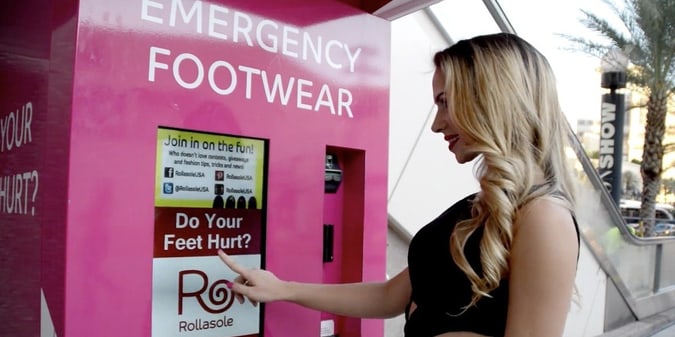 Ready to Ditch Your Heels? Vegas Has a Vending Machine for That.