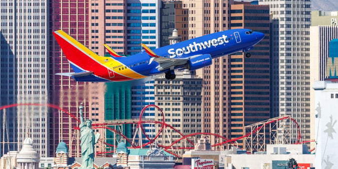 Southwest Helps Fill Flight Void with New Routes to Vegas After Spirit Shutdown