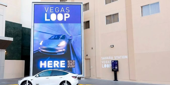 Vegas Loop Adds Station at Sahara As Underground Tunnel System Expands Up the Strip