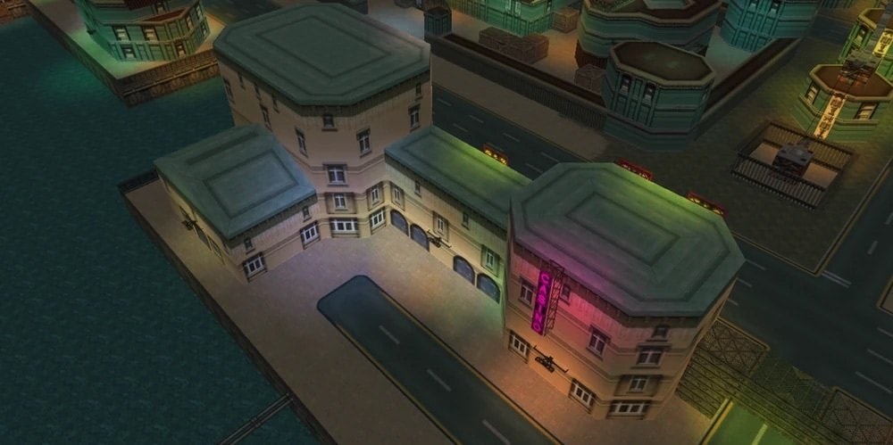 The Yakuza-controlled Funabashi Casino in Grand Theft Auto 2