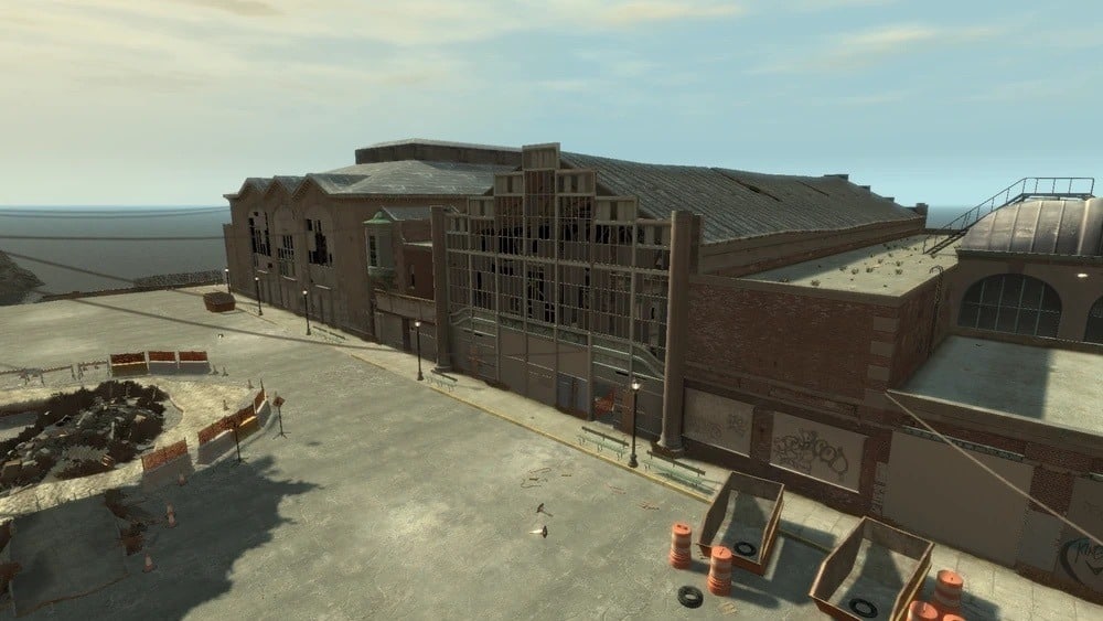 The abandoned Alderney Casino in Grand Theft Auto IV