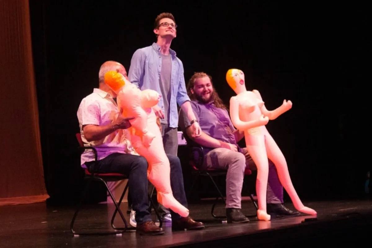 A comedic bit from An R-Rated Magic Show