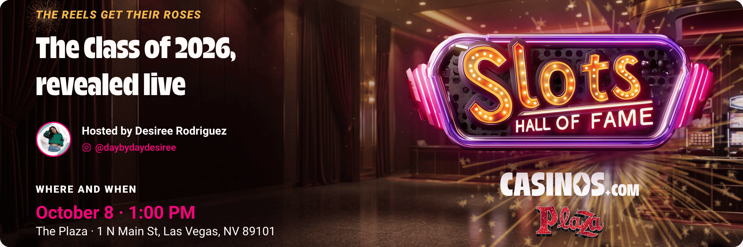Join Us at the Slots Hall of Fame Plaza event