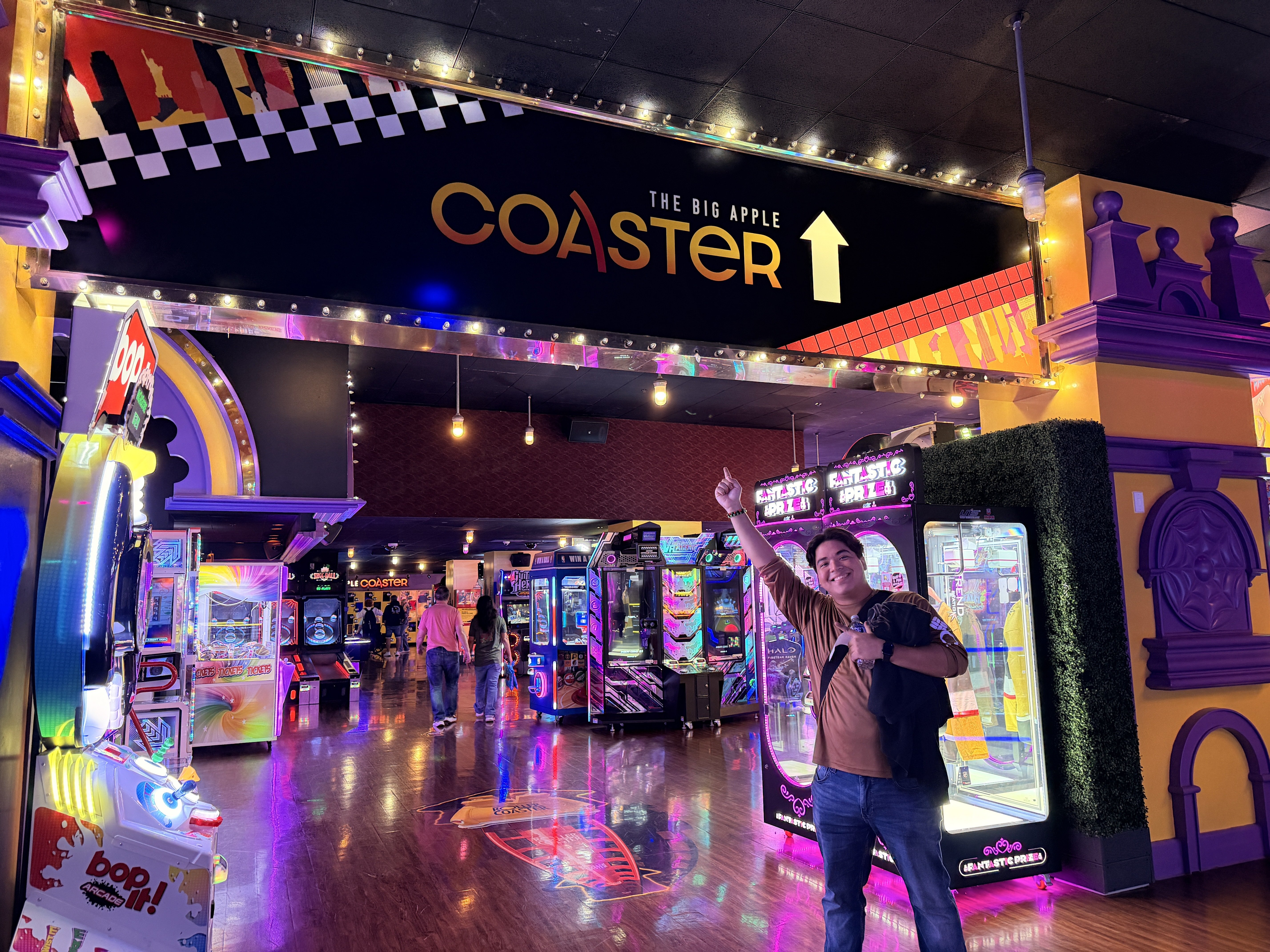 Entrance to The Big Apple Coaster arcade at New York-New York