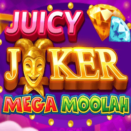 Juicy Joker Mega Moolah Game Logo