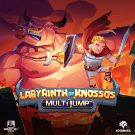 Labyrinth of Knossos MultiJump Game Logo