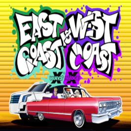 East Coast vs West Coast Game Logo