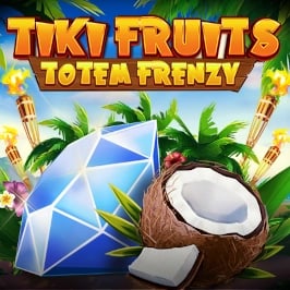 Tiki Fruits Totem Frenzy Game Logo