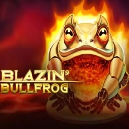 Blazin' Bullfrog Game Logo