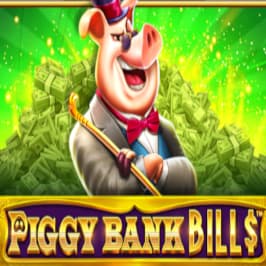 Piggy Bank Bills Game Logo