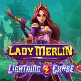 Lady Merlin Lightning Chase Game Logo