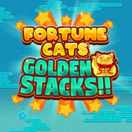 Fortune Cats Golden Stacks Game Logo