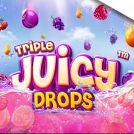 Triple Juicy Drops Game Logo