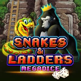 Snakes and Ladders Megadice Game Logo