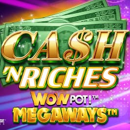 Cash 'N Riches WOWPOT! Megaways Game Logo
