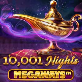 10,001 Nights Megaways Game Logo