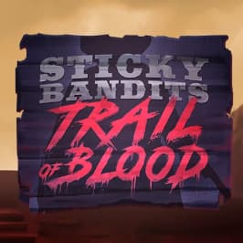 Sticky Bandits Trail of Blood Game Logo