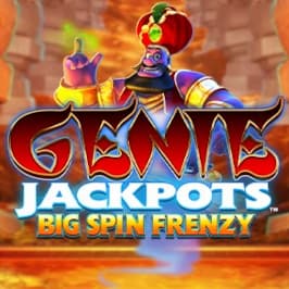 Genie Jackpots Big Spin Frenzy Game Logo