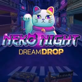 Neko Night Dream Drop Game Logo