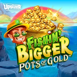 Fishin' BIGGER Pots Of Gold Game Logo