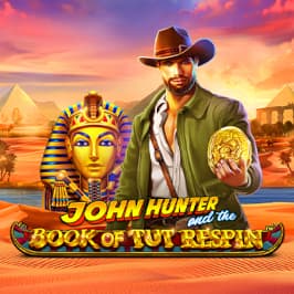 John Hunter and the Book of Tut Respin Game Logo
