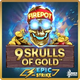 9 Skulls of Gold Game Logo
