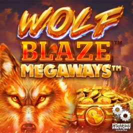 Wolf Blaze Megaways Game Logo