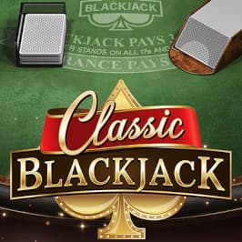 Classic Blackjack Game Logo